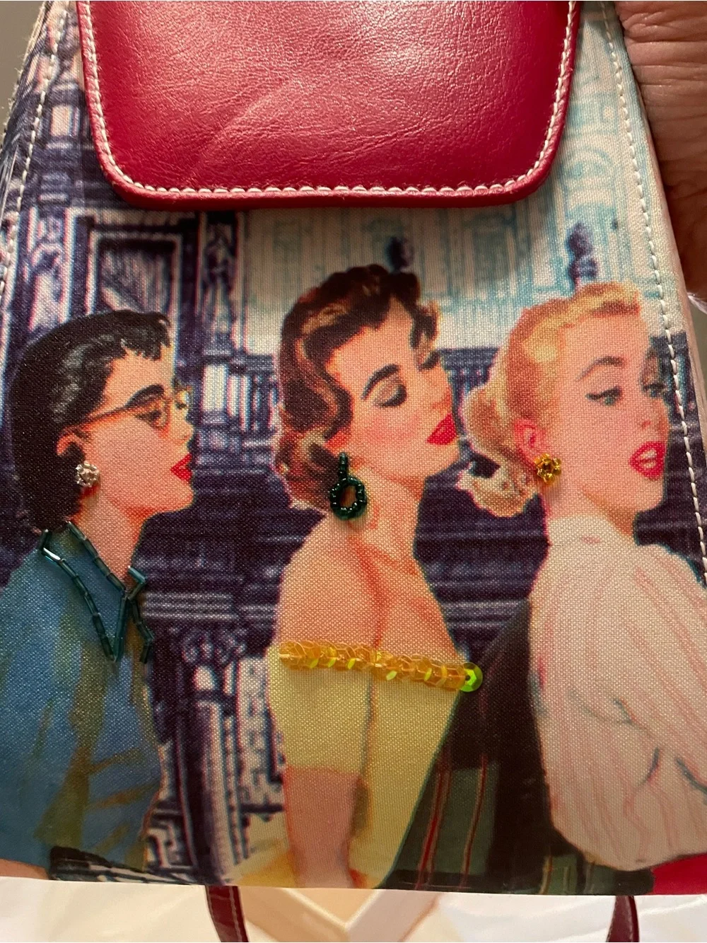 “vintage” whimsical back pack 1940’s